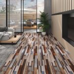 Planches de plancher pvc non auto - adhsif 5, 26m 2mmmulticolore vidaxl