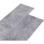 Planches de plancher pvc non auto - adh�sif 5, 26m�2mm gris ciment