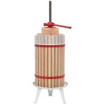 Presse - fruits et  vin avec sac en tissu 30 l bois de chne vidaxl