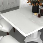 Vidaxl - protecteur de table transparent 90x90 cm 2 mm pvc