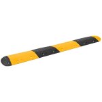 Vidaxl ralentisseur jaune et noir 226x32, 5x4 cm caoutchouc