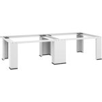 Vidaxl - socle double pour lave - linge et s�che - linge blanc