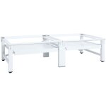 Vidaxl - socle de lave - linge et sèche - linge et étagère coulissante blanc Vidaxl - socle de lave - linge et sèche - linge et étagère coulissante blanc