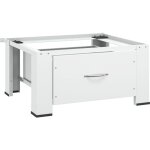 Socle pour machine � laver avec tiroir blanc vidaxl