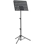 Support de livre de musique noir acier