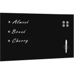 Tableau noir magn�tique mural verre 120x60 cm vidaxl