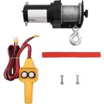 Treuil lectrique 12 v 907 kg tlcommande filaire