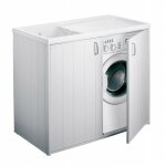 Évier intérieur / extérieur negrari avec housse pour lave - linge silvestro 5008p 109x60 h 85 cm Évier intérieur / extérieur negrari avec housse pour lave - linge silvestro 5008p 109x60 h 85 cm