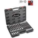 Vigor - jeu de douilles - embouts 1 / 2 (12. 5 mm) 30 pi�ces v1919