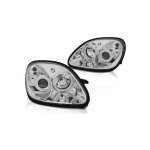 Viking choice - phares double halo jantes mercedes r170 slk 04 96 - 04 angel eyes chrome