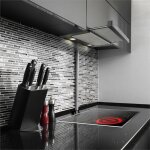 Klarstein - vinea hotte murale escamotable plate 60cm 610m / h classe a - noir