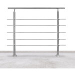 Swanew garde - corps rampe d'escalier escalier acier inoxydable utilisable comme , parapet rambarde, ...