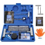 Swanew kit réparation pneu 73pcs rouge, mèche pneu crevaison, pour les pneu universels Swanew kit réparation pneu 73pcs rouge, mèche pneu crevaison, pour les pneu universels