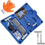 Swanew mèche pneu crevaison73pcs, kit de réparation pneu bleu, pour voitures, moto, tracteur, jeep, vtt, ... Swanew mèche pneu crevaison73pcs, kit de réparation pneu bleu, pour voitures, moto, tracteur, jeep, vtt, ...