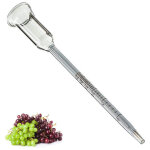 Vinom�tre en verre 0 � 25 % vol. teneur en alcool : vin de fruits, bi�re, mesureur d'alcool