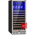 Klarstein cave a vin encastrable, caves  vin de conservation de 320l, porte en verre, cave a vins  ...