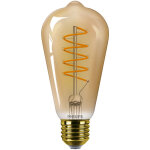 Vintage ampoule led filament dimmable e27 230v 4w(=25w) 250lm 1800k ledbulb edison or - 315532 - philips ...