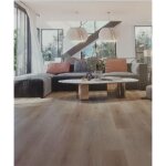 Vinyle lvt neoclick 30 - plinthe - coloris: chocolate oak 02 - dimensions : 5, 8 x 220 mm