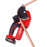 Virax ? plieuse 18v compacte et l�g�re 4, 9 kg ? cintrage rapide jusqu'� 180� ? compatible avec 400 machines ...