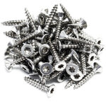 Wiltec - lot de 60 vis hexagonales autotaraudeuses t15 ? 3, 5 x 20 mm ? en acier fin ? pour tous travaux ...