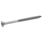 Vis � bois agglom�r� t�te frais�e empreinte torx inox a4 4, 5x60 / 36mm bo�te de 200 pi�ces acton