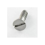 Vis bois tte fraise tf fendue 4x12 acier brut - 1 pice