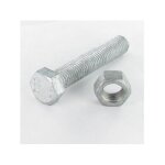 Vis express - boulon (vendu avec ecrou) tte hexagonale th m20x210 filete sur 150 classe 6. 8 forte ...