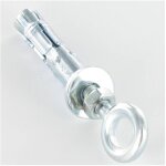Vis express - cheville ancrage avec piton m6 10x40 acier zingu - 1 pice