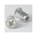 Vis express - ecrou aveugle acier zingu m8 11x17 cannel - 100 pices