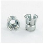 Vis express - ecrou cage rond m4 epaisseur tole 0. 7 � 4 cv4824hg acier zingu� - 30 pi�ces