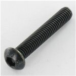 Vis express - vis m�taux inox a2 noir bhc (t�te bomb�e hexagonal creux) m8x20 filetage total cl� de 5 ...