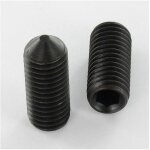 Vis express - vis m�taux sans t�te six pans creux (sthc) cl� de 2. 5 hc2. 5 m5x25 bout pointeau acier ...