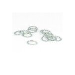 Rondelle ventail jze m14x18. 6x0. 4 acier zingu blanc - 200 pices