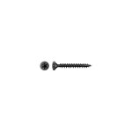 Vis express - spax vis bois tte fraise tf torx t20 4x50 filete sur 45 acier zingu noir - 10 pices ...