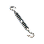 Tendeur crochet crochet m6x90 inox a4 - 1 pice