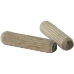 Tourillon en bois strié 8x25 - 30 pièces Tourillon en bois strié 8x25 - 30 pièces
