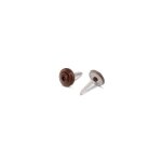 Vis faitage t�te frais�e bomb�e tfb torx t20 inox a2 ral8011 4, 5x45 rondelle d'�tanch�ite epdm - 30 ...