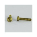 Vis express - vis m�taux laiton t�te cylindrique large tcl fendue m6x12 - 1 pi�ce
