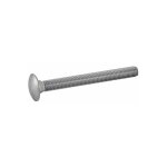 Vis � m�taux t�te ronde collet carr� - inox a2 6x70 mm - bo�te de 100
