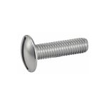 Acton - vis � m�taux t�te ronde large - poelier - fendue - inox a2 4x25 mm - bo�te de 200