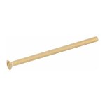 Vis seule - hoppe - pour poigne de porte - laiton poli - 4 x 70 mm