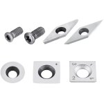 Vis torx de fraise d'insertion de carbure de bois pour le travail du bois d'outil de tournage en bois ...