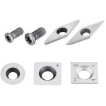 Vis torx de fraise d'insertion de carbure de bois pour le travail du bois d'outil de tournage en bois ...