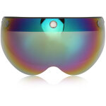 Visi�re de casque moto anti - vent et anti - sable, style r�tro, avec boucle r�glable et couleurs vives ...