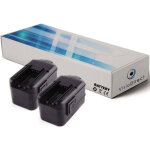 Visiodirect - lot de 2 batteries pour aeg pn 18 x perforateur burineur 3300mah 18v
