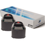 Visiodirect - lot de 2 batteries pour bosch uneo maxx perforateur sans fil 3000mah 18v