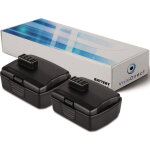 Visiodirect - lot de 2 batteries type bpl - 1220 pour ryobi 2000mah 12v