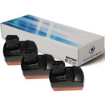 Visiodirect - lot de 3 batteries pour metabo bsz 18 impuls li power perceuse sans fil 3000mah 18v