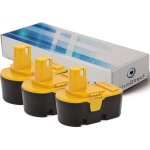 Visiodirect - lot de 3 batteries pour ryobi ccg1801m pistolet à mastic 3000mah 18v Visiodirect - lot de 3 batteries pour ryobi ccg1801m pistolet à mastic 3000mah 18v