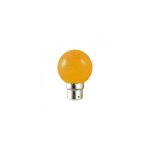 Ampoule led b22 bulb opaque orange 1w (9w)